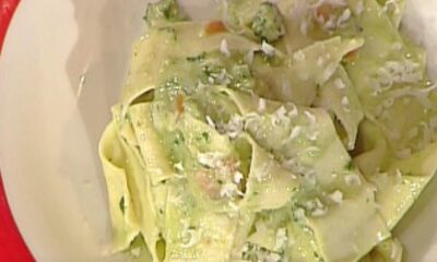 fettuccine al pesto estivo