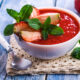 Il gazpacho di fragole con la ricetta fresca