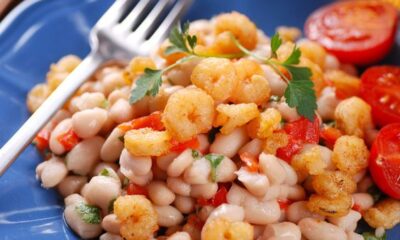 Insalata di fagioli e gamberetti: la ricetta sfiziosa