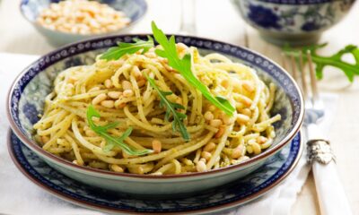 pasta con il pesto di acciughe