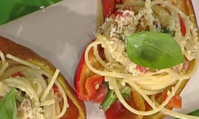 peperoni ripieni di pasta