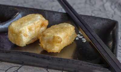 Tofu fritto senza uova