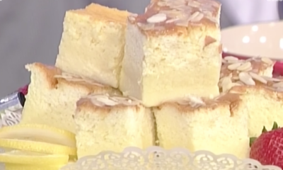 La video ricetta della torta magica al limone con caramello e mandorle della Prova del Cuoco