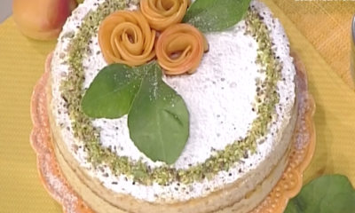 La video ricetta della torta farcita all'albicocca in padella della Prova del Cuoco