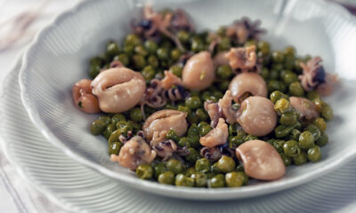 calamari e piselli