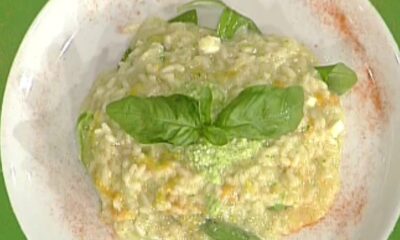 Risotto con zucchine e cacioricotta