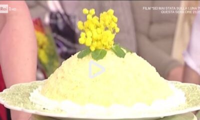 La video ricetta dello zuccotto mimosa della Prova del Cuoco