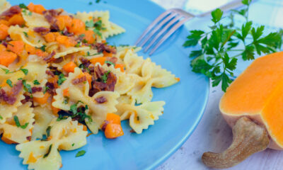 pasta con zucca e speck