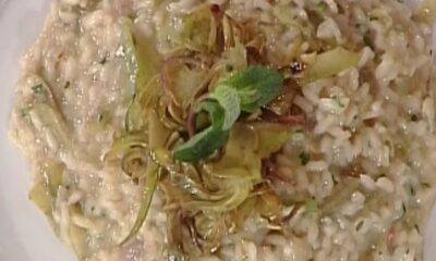 Risotto ai carciofi e menta