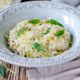 risotto con limone e menta