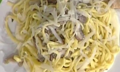 Tagliolini ai funghi e fonduta di formaggio di malga