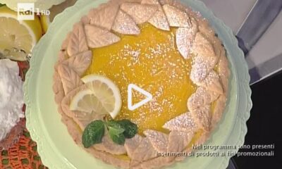 La torta con crema al limone della Prova del Cuoco: la video ricetta