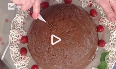 Zuccotto panna e cioccolato: la video ricetta della Prova del Cuoco