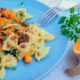 Pasta con zucca e speck