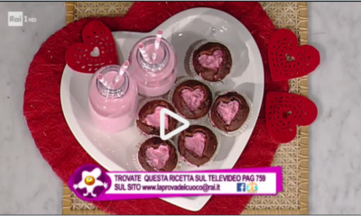 Cupcake dal cuore rosa: la video ricetta della Prova del Cuoco