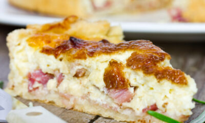 Quiche lorraine al prosciutto cotto