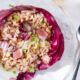 Come preparare il risotto con radicchio e pancetta