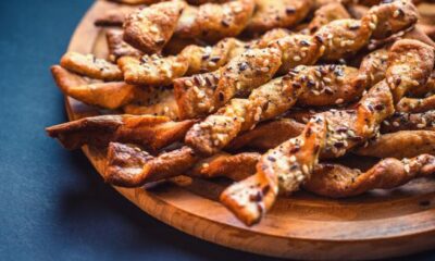 antipasti di capodanno con pasta sfoglia