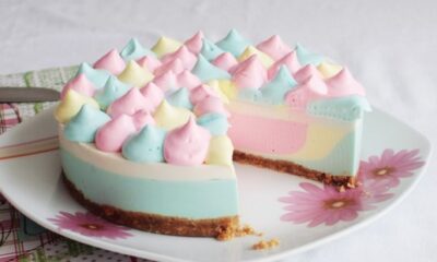 Cheesecake arcobaleno