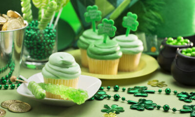 Muffin verdi St. Patrick Day