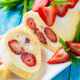 rotolo con fragole e mascarpone