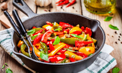 Peperonata senza pomodoro, la ricetta leggera