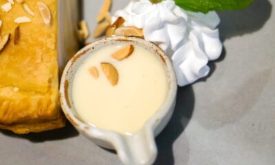 La crema pasticcera con latte di cocco vegan