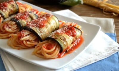 Gli involtini di melanzane con spaghetti della Prova del cuoco