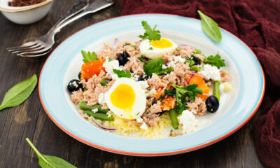 insalata di cous cous al tonno