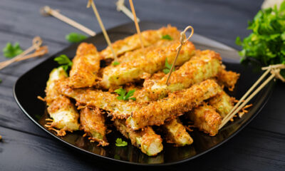 I bastoncini di zucchine al forno senza uova