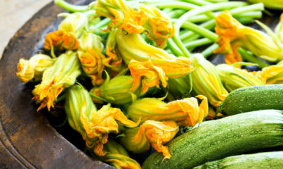 Fiori di zucca in padella con zucchine, la ricetta leggera