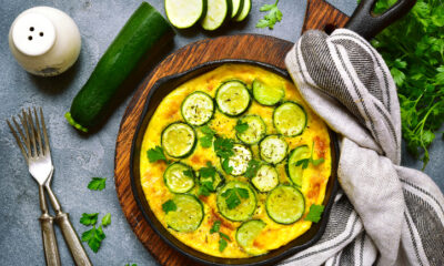 Omelette con zucchine, per un secondo appagante