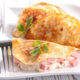 Omelette con stracchino e prosciutto cotto