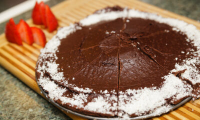 La ricetta della torta con latte di cocco e cioccolato vegan