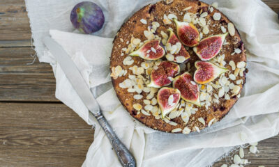 Torta nocciole e fichi