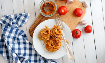 Pasta al pesto trapanese la ricetta di Alessandro Borghese