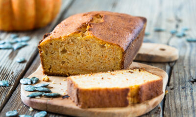 Plumcake salato alla zucca per Halloween