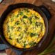 frittata al forno con ricotta, spinaci e pinoli