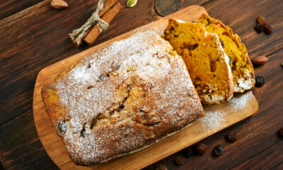 Come fare il pane di zucca dolce con uvetta