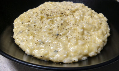 La ricetta del risotto con formaggio grigio