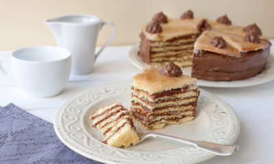 La torta dobos con la ricetta della Prova del Cuoco