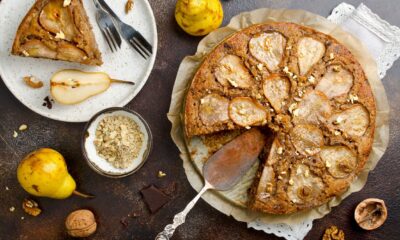 Torta pere e noci