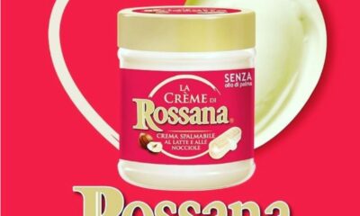 Arriva la crema spalmabile Rossana ispirata alla famosa caramella