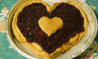 La crostata a forma di cuore per San Valentino