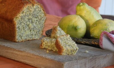 torta con agrumi e semi di papavero