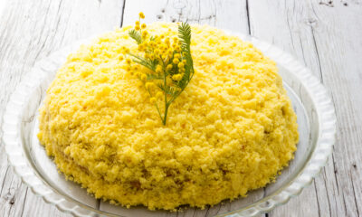 Come fare la torta mimosa con crema senza panna