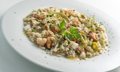 La ricetta del risotto ai carciofi e gamberetti