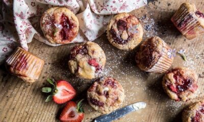 Muffin light alle fragole