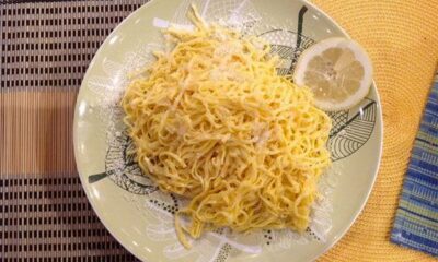 Tagliolini al limone, la ricetta di Anna Moroni