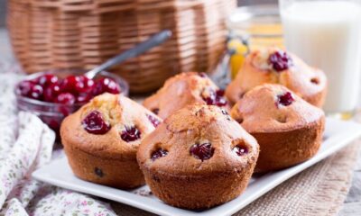 Muffin ciliegie e cocco, la ricetta golosa